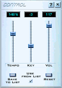 Control window